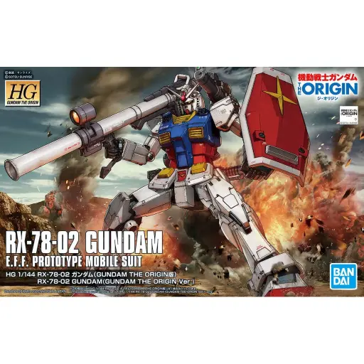 [BA-589293] HG 1/144 RX-78-02 GUNDAM (GUNDAM THE ORIGIN Ver.)