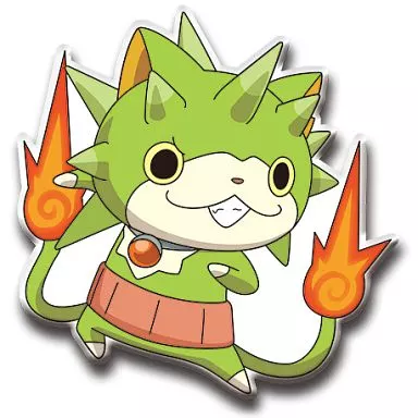 [L5-317911] 《妖怪手錶》BIG 膨膨貼紙2 刺刺喵