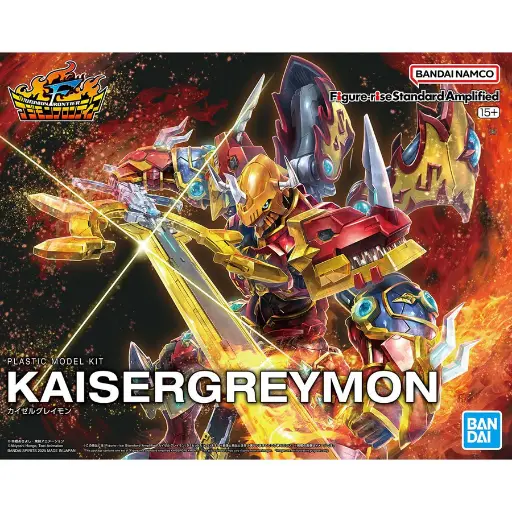 [BA-688521] Figure-Rise Standard Amplified Model Kits - Kaiser Greymon "Digimon"