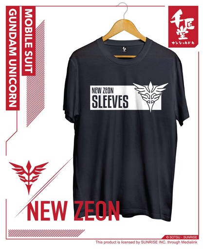 [uct00400106] 千匠堂 x 高達Tee (黑色自護) XXL size