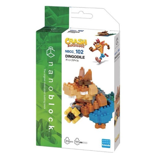 [KA-818693] Kawada NBCC-102 nanoblock Crash Bandicoot Dingodile
