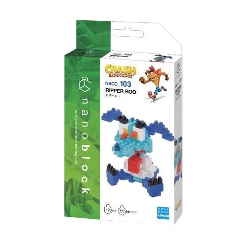 [KA-218662] Kawada NBCC-103 nanoblock Crash Bandicoot Ripper Roo