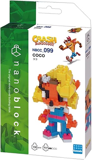 [KA-218655] Kawada NBCC-099 nanoblock Crash Bandicoot Coco