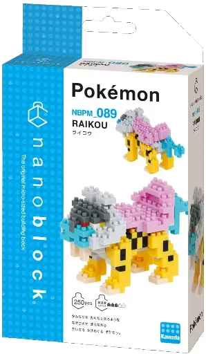 [KA-221655] Kawada NBPM-089 nanoblock Pokemon Raikou