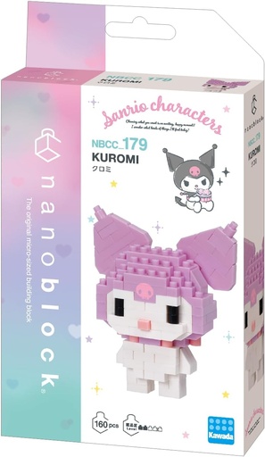 [KA-222775] Kawada NBCC-179 nanoblock Sanrio Kuromi
