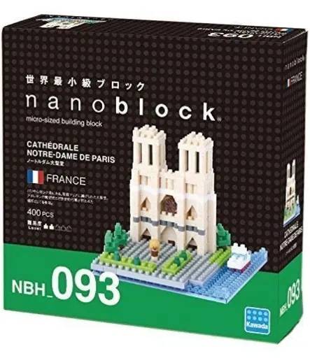 [KA-201060] Kawada NBH-093 nanoblock Cathedrale Notre-Dame De Paris