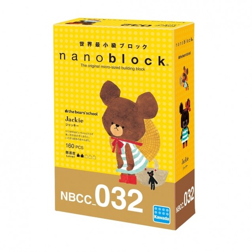 [KA-204917] Kawada NBCC-032 nanoblock The Bears' School Jackie