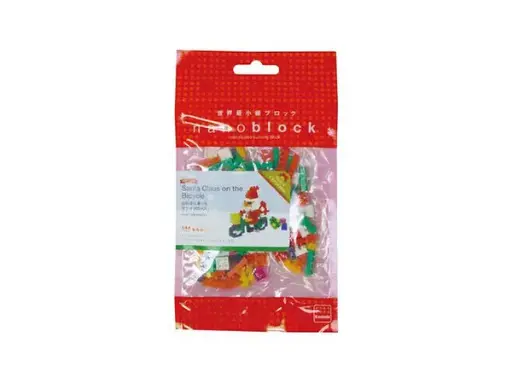 [KA-147030] Kawada NBC-126 nanoblock Santa Claus on the Bicycle