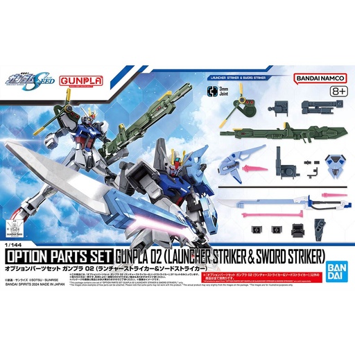 [BA-666932] OPTION PARTS SET 02 (LAUNCHER STRIKER & SWORD STRIKER) 