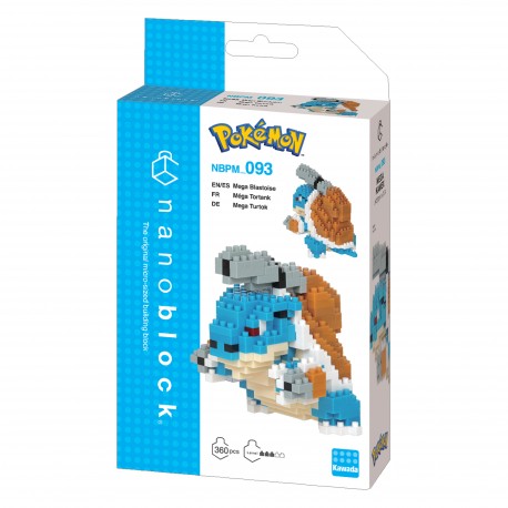 [KA-224182] Kawada NBPM-093 nanoblock Pokemon Mega Blastoise