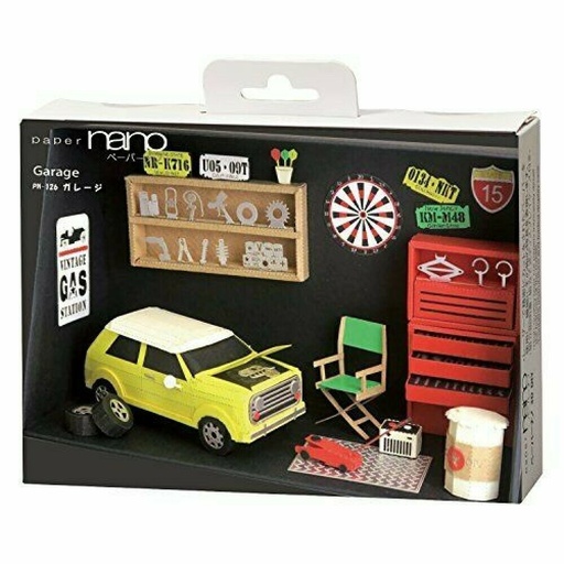 [KA-260666] 河田 PN-126 PAPER NANO 紙拼圖 美式車庫