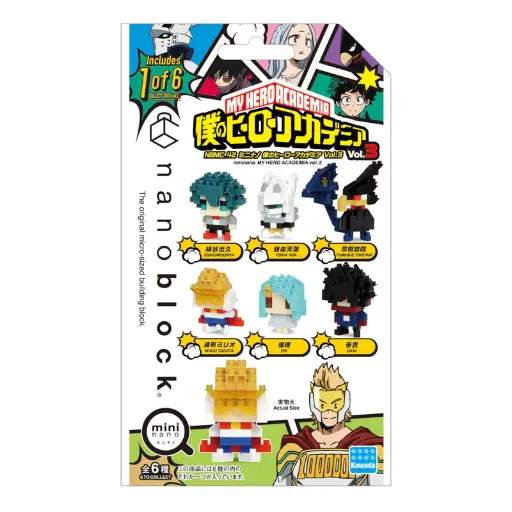 [KA-224519] Kawada NBMC-42 nanoblock Mini nano My Hero Academia vol.3 Single Pack