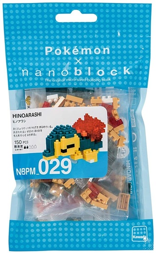 [KA-207215] Kawada NBPM-029 nanoblock Pokemon Hinoarashi
