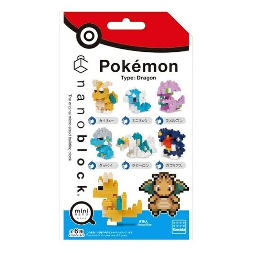 [KA-221549] Kawada NBMC-25 Nanoblock mini nano Pokemon Dragon Type Single Pack