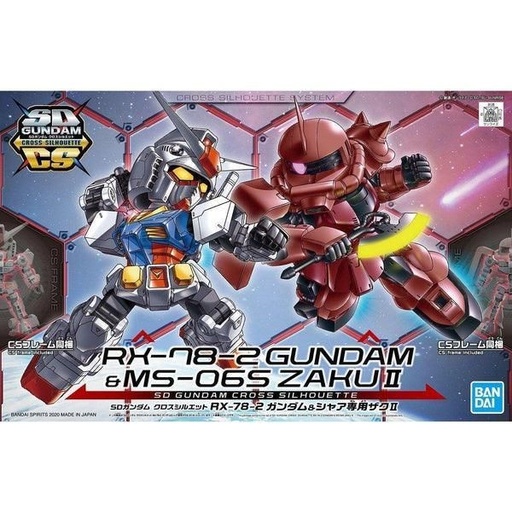 [BA-602763] SDCS SET-02 RX-78-2 GUNDAM & MS-06S ZAKU II