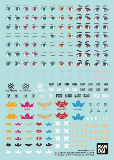 [BA-637130] 30MS Water Transfer Decal General Purpose 1