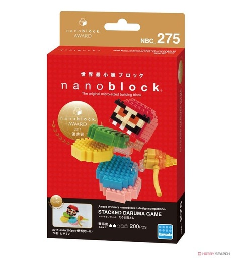[KA-210543] Kawada NBC-275 nanoblock Stacked Daruma Game