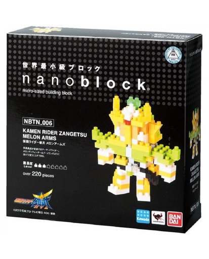 [KA-147825] Kawada NBTN-006 nanoblock Kamen Rider Zangetsu Melon Arms