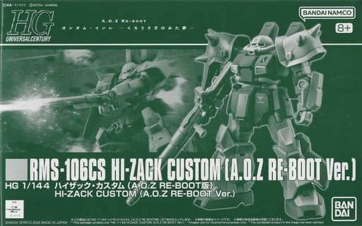 [BA-672704] HG 1/144 RMS-106CS Hi-Zack Custom (A.O.Z RE-BOOT Ver.) "A.O.Z Re-Boot GUNDAM INLE - The Black Rabbit's Dream" (PB)