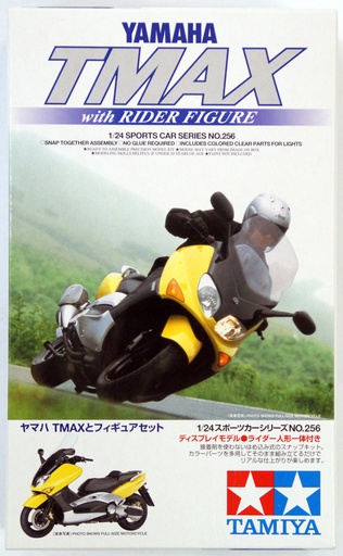 [TA-996711] Tamiya 1/24 Yamaha TMAX and figure set Tamiya 1/24 Yamaha TMAX 電單車 連車手