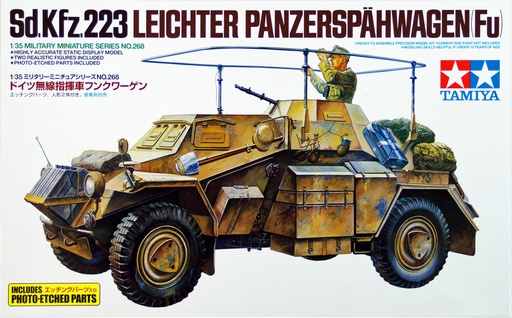 [TA-996780] Tamiya田宮雙星35268 模型套件精確重現了德國Sd.Kfz.223 裝甲車