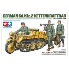 [TA-353774] Tamiya田宮雙星1/35 MM 35377 德國Sd.Kfz.2中期型履帶式摩托車