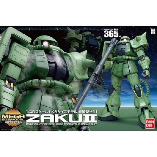 [BA-606808] Mega Size Model Zaku II (1/48)