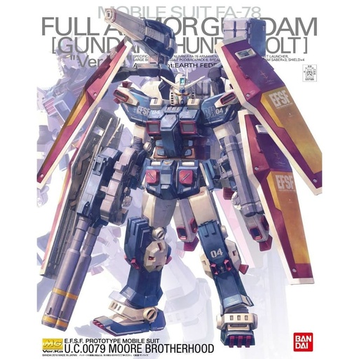 [BA-655899] MG 1/100 全武裝高達雷霆宙域戰線版最終決戰戰損形態 (PB)