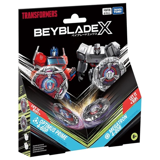 [TT-982456] Takara Tomy 爆旋陀螺 X -BX-00 變形金剛 雙陀螺系列 柯柏文3-60F & 麥加登3-80N