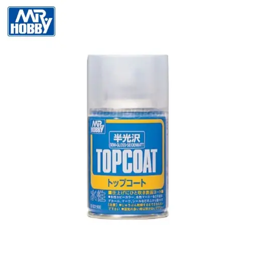 [MR-507812] Mr.Hobby B502 Mr.Top Coat 郡士B502 半光澤保護漆噴罐 86ml