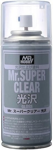 [MR-432893] Mr.Hobby郡士 B513 Mr.Super Clear 光澤 保護漆噴罐 170ml 