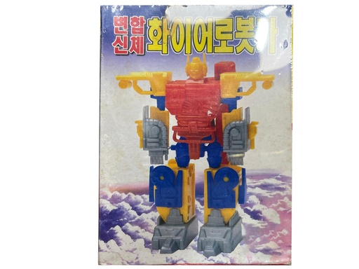 [JI-376038] 中古 珍藏 韓國 舊 模型 Jina World Robotak & Cavados 磁力變形組合塑膠模型套件