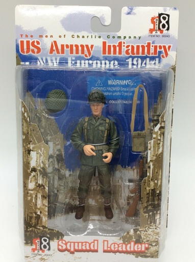 [DR-800435] 威龍 Dragon Action 18 Figure 80043 US Army Infantry 1944 SQUAD LEADER "Sarge" B528