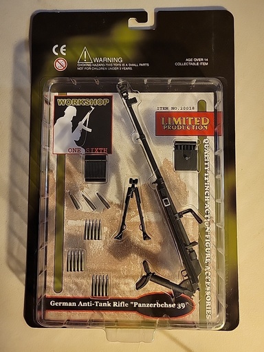 [HB-200182] 1/6 Scale Workshop One Sixth German Anti-Tank Rifle "Panzerbchse 39" #20018 New In Package