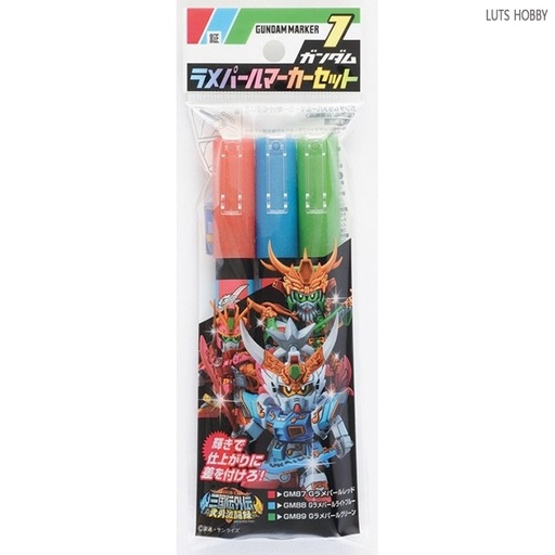 [MR-735673] Mr.Hobby 郡士 GSI GMS-201 三國傳 高達 麥克筆金屬色套組