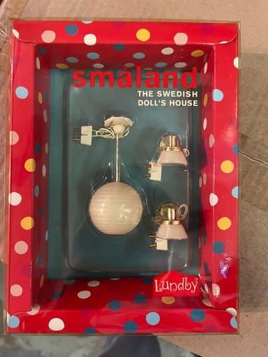 [LU-060370] Lundby Smaland 球燈和壁燈套裝 #6037