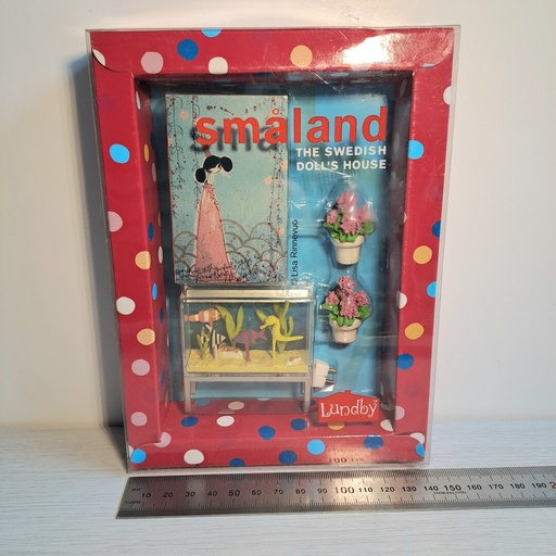 [LU-050807] Lundby Smaland 復古花卉 魚缸 圖片 #5080