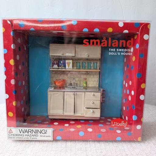 [LU-020633] Lundby Smaland Washing up Sink and Dishwasher Set