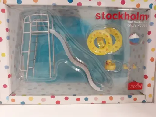 [LU-090216] Lundby Stockholm 滑梯泳池套裝 #9021