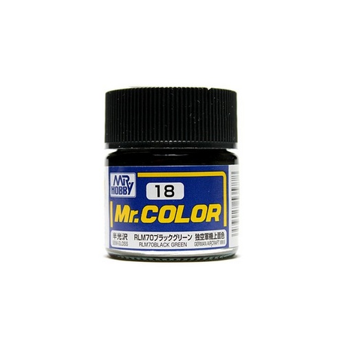 [MR-535778] Mr.Hobby郡士 Mr.Color C18 油性模型油 黑綠色 10ml