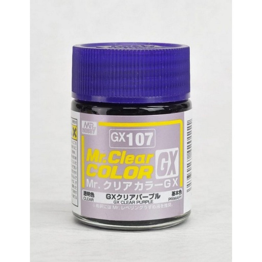 [MR-420111] GSI Mr.Hobby Mr.Color GX107 Clear Purple 18ml