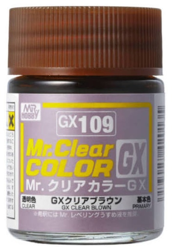 [MR-420135] Mr.Hobby郡士 Mr.Color GX109 油性模型油 透明棕色 18ml 