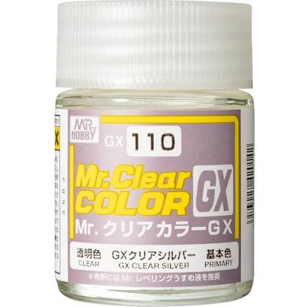 [MR-420142] Mr.Hobby郡士 Mr.Color GX110 油性模型油 透明銀色 18ml 