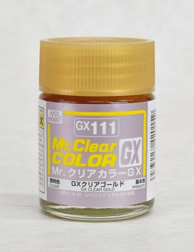 [MR-420159] Mr.Hobby郡士 Mr.Color GX111 油性模型油 透明金色 18ml 