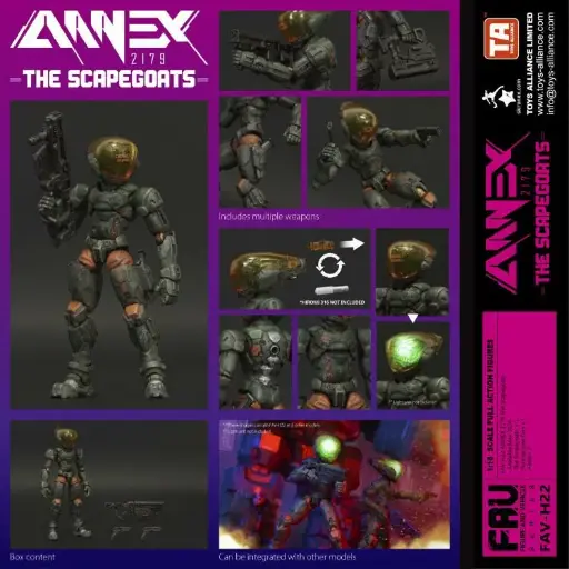 [TA-212728]  酸雨戰爭 ACID RAIN TOYS ALLIANCE ANNEX 2179 FAV-H22 The Scapegoats 替死鬼 Set 1:18 Figures