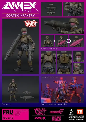 [TA-211899] ACID RAIN TOYS ALLIANCE ANNEX - FAV-H13 Cortex Infantry