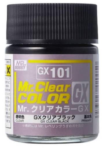[MR-420050] Mr.Hobby郡士 Mr.Color GX101 油性模型油 透明黑 18ml