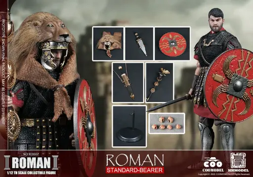 [HH-121782] 1/12 COOMODEL x HHMODEL Roman Standard Bearer Scale Figure RO002